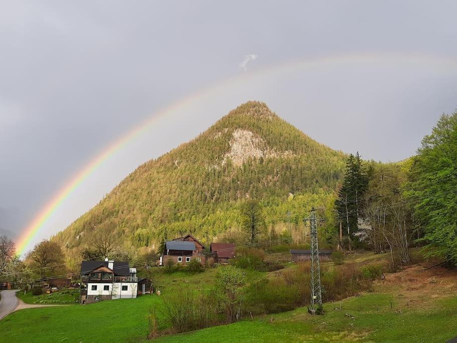Ferienwohnung S'Rastl Direkt Mit Bergpanorama Grundlsee Exterior foto