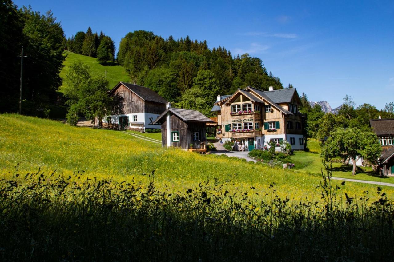 Ferienwohnung S'Rastl Direkt Mit Bergpanorama Grundlsee Exterior foto
