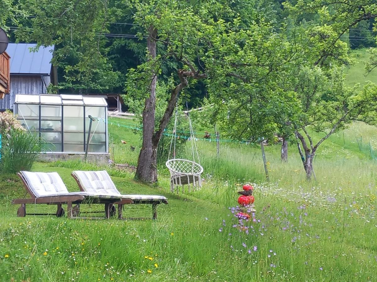 Ferienwohnung S'Rastl Direkt Mit Bergpanorama Grundlsee Exterior foto