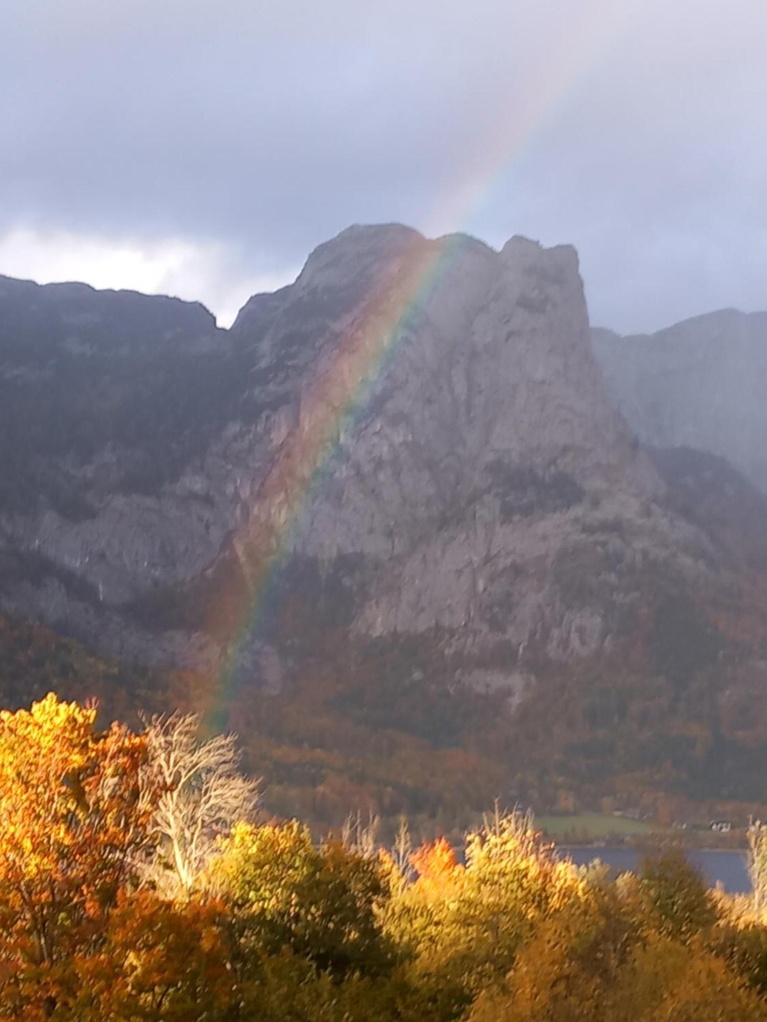 Ferienwohnung S'Rastl Direkt Mit Bergpanorama Grundlsee Exterior foto
